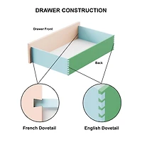 Black Weathered Wood Modern Charging Nightstand