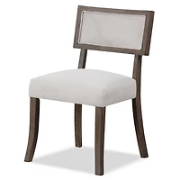 Beige Upholstered Sarena Dining Chairs, Set of 2