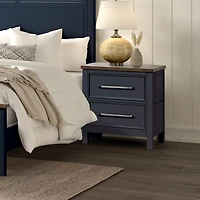 Two Tone Wood Bering Nightstand