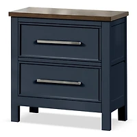 Two Tone Wood Bering Nightstand