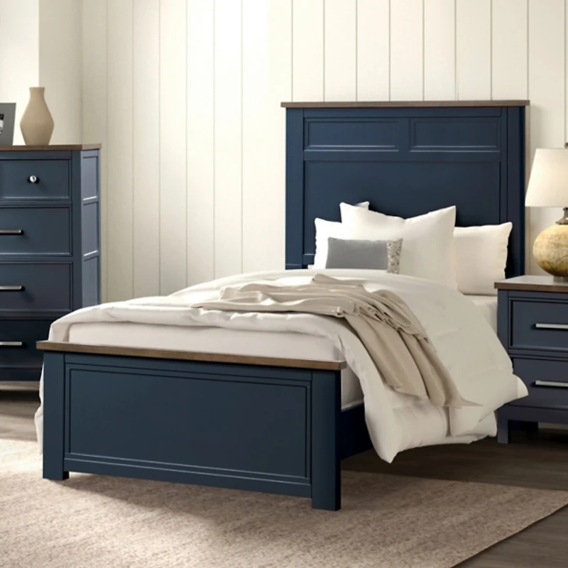 Wood Bennett Twin Bed