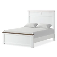White Wood Bennett Full Bed