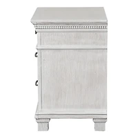 Penny Weathered Gray Wood Nightstand