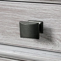 Penny Weathered Gray Wood Nightstand