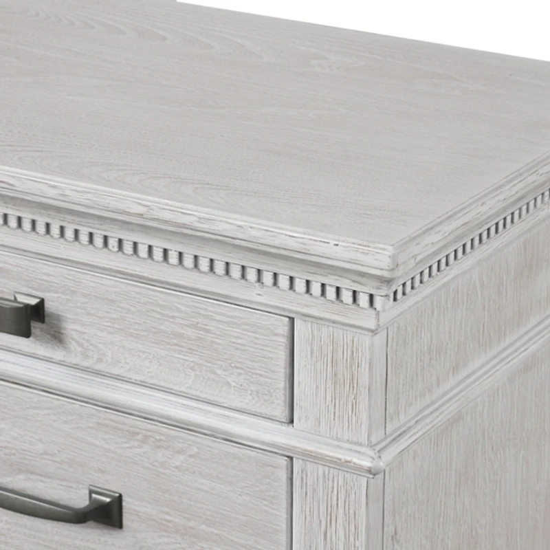Penny Weathered Gray Wood Nightstand