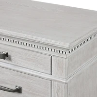 Penny Weathered Gray Wood Nightstand