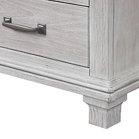 Penny Weathered Gray Wood Nightstand
