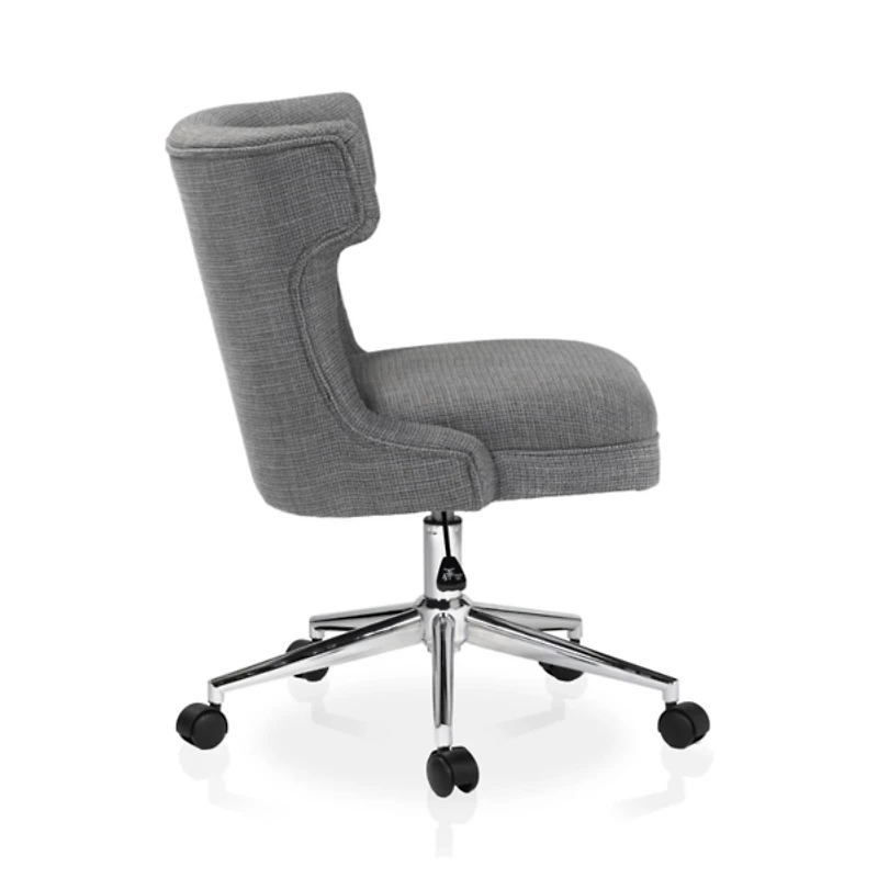 Gray Briar Wingback Office Chair