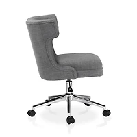 Gray Briar Wingback Office Chair