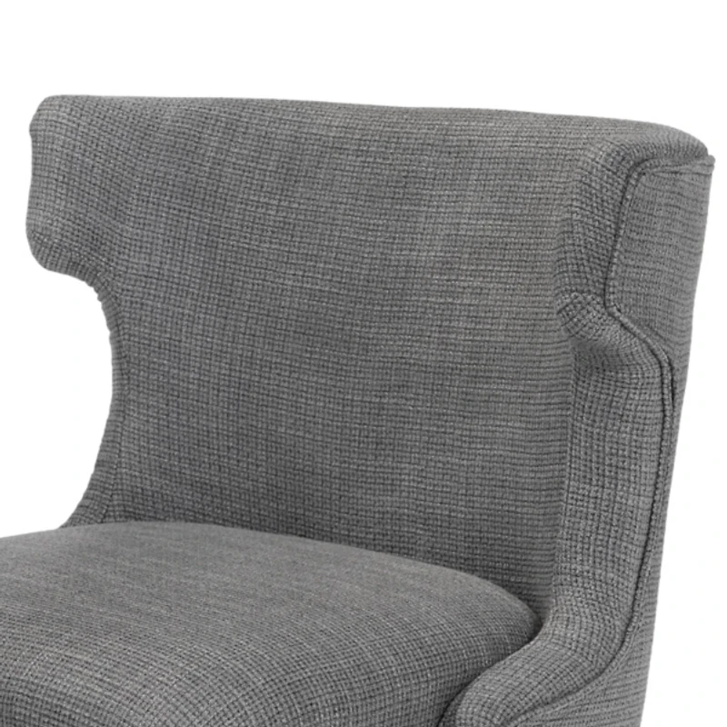 Gray Briar Wingback Office Chair