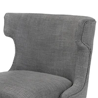 Gray Briar Wingback Office Chair
