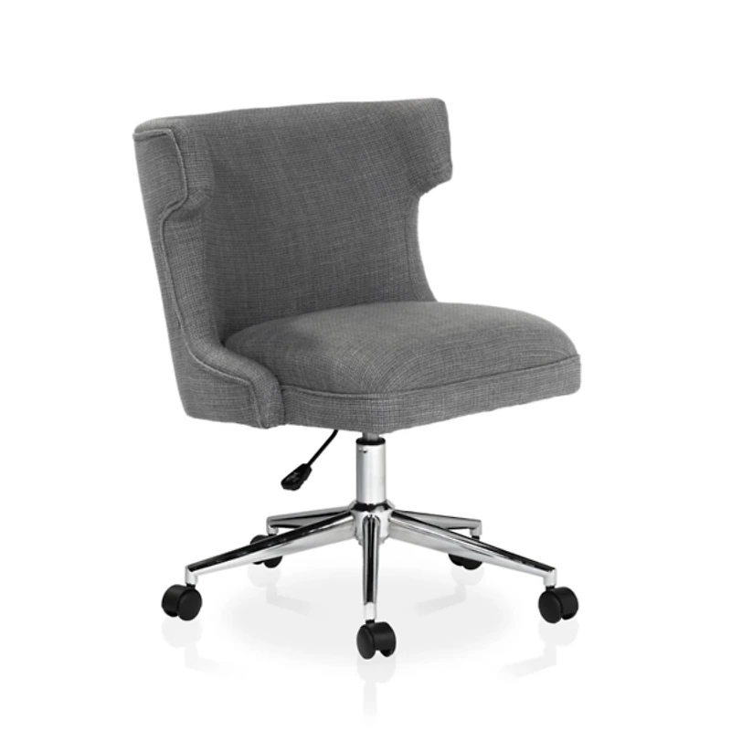 Gray Briar Wingback Office Chair