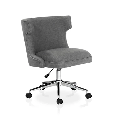 Gray Briar Wingback Office Chair