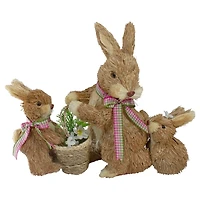 Mommy and Baby Bunnies Figurine