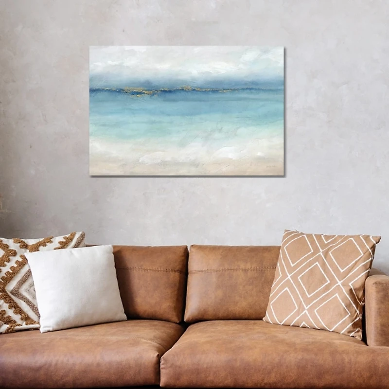 Serene Sea Landscape Canvas Art Print