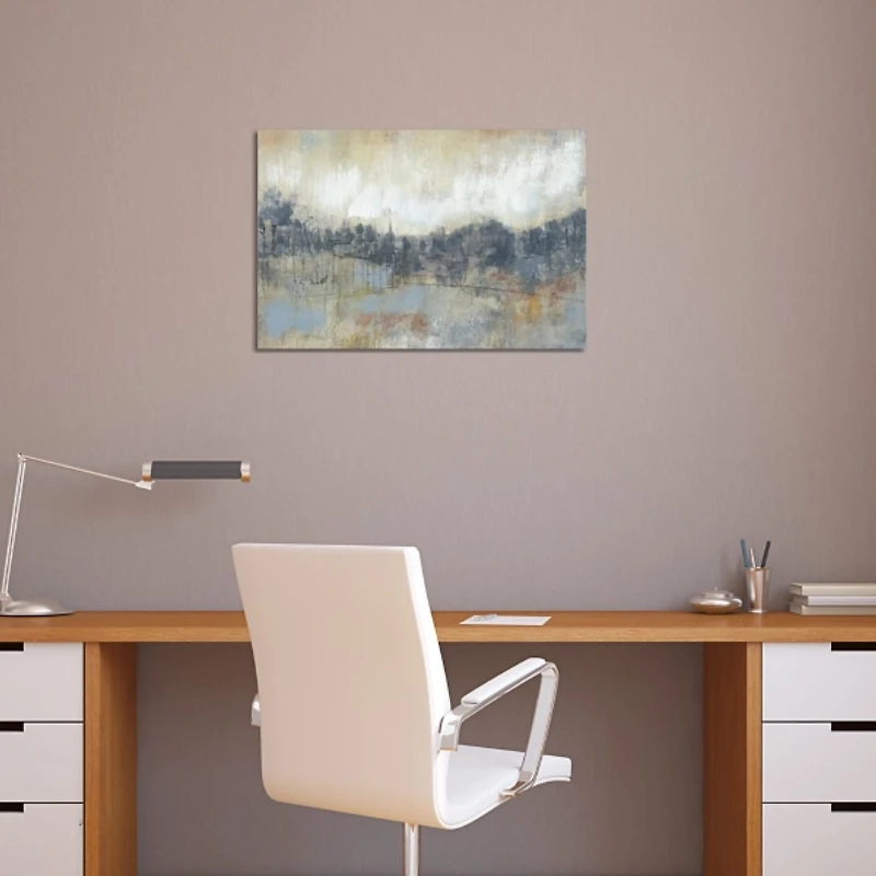 Cool Gray Horizon I Canvas Art Print