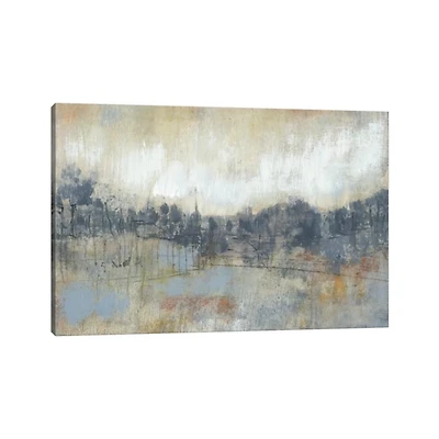 Cool Gray Horizon I Canvas Art Print