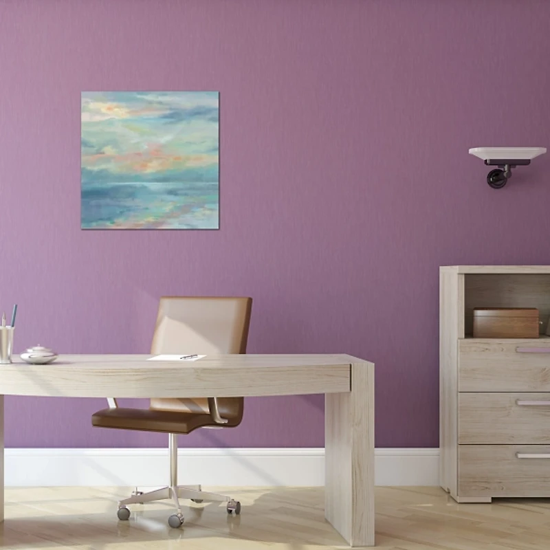 June Morning By the Sea Canvas Art Print