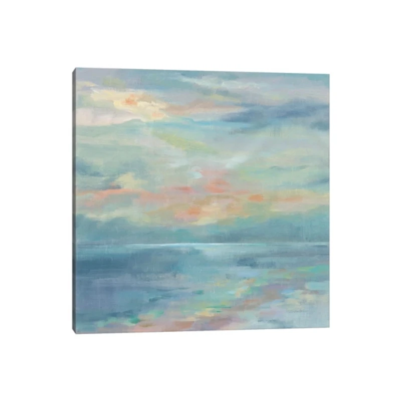 June Morning By the Sea Canvas Art Print