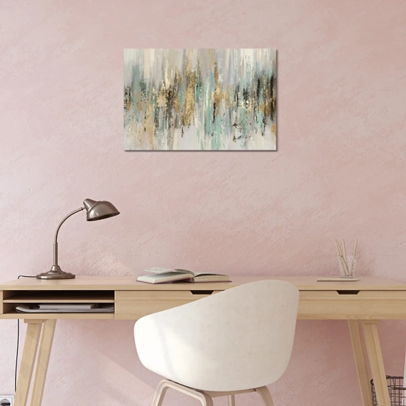 Dripping Gold Canvas Art Print