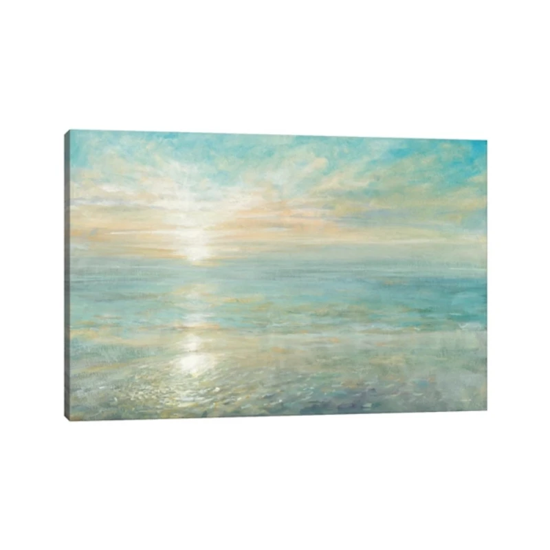 Blue Sunrise Canvas Art Print