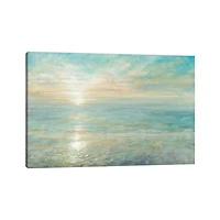 Blue Sunrise Canvas Art Print