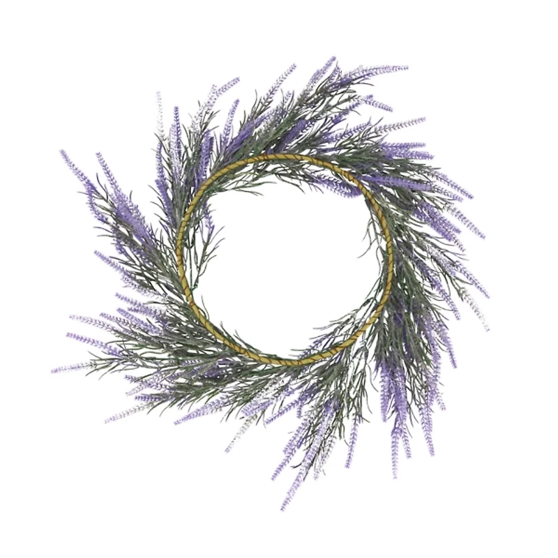 Lavender Floral Wreaths, Set of 4