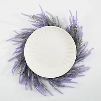 Lavender Floral Wreaths, Set of 4
