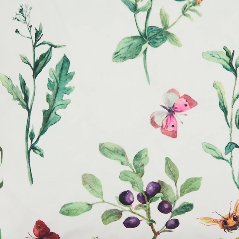 Whimsical Bumble Bee Outdoor Pillow