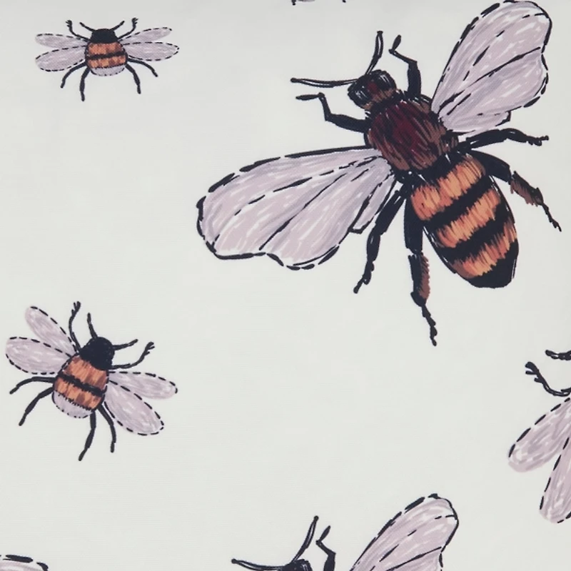 Graceful Bumble Bees Outdoor Pillow