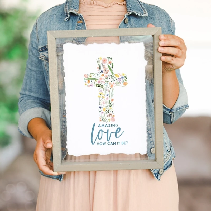 Amazing Love Cross Wall Plaque