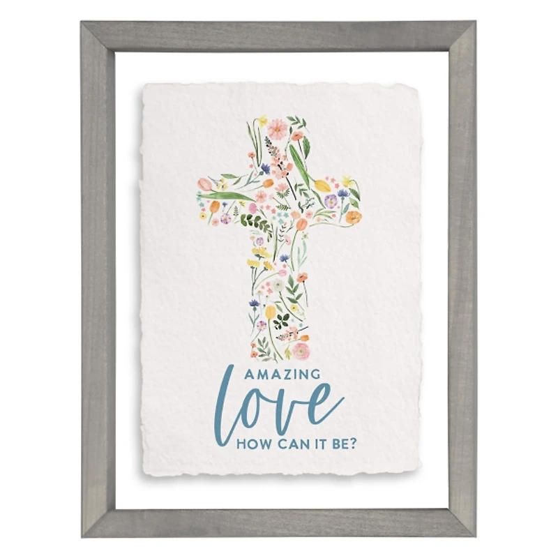 Amazing Love Cross Wall Plaque