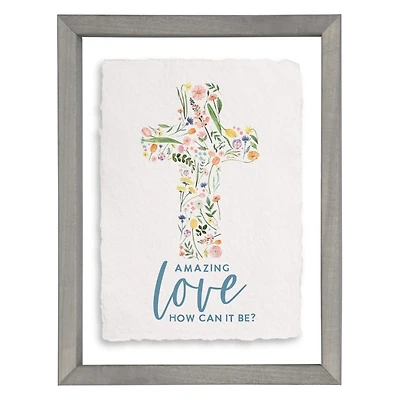 Amazing Love Cross Wall Plaque