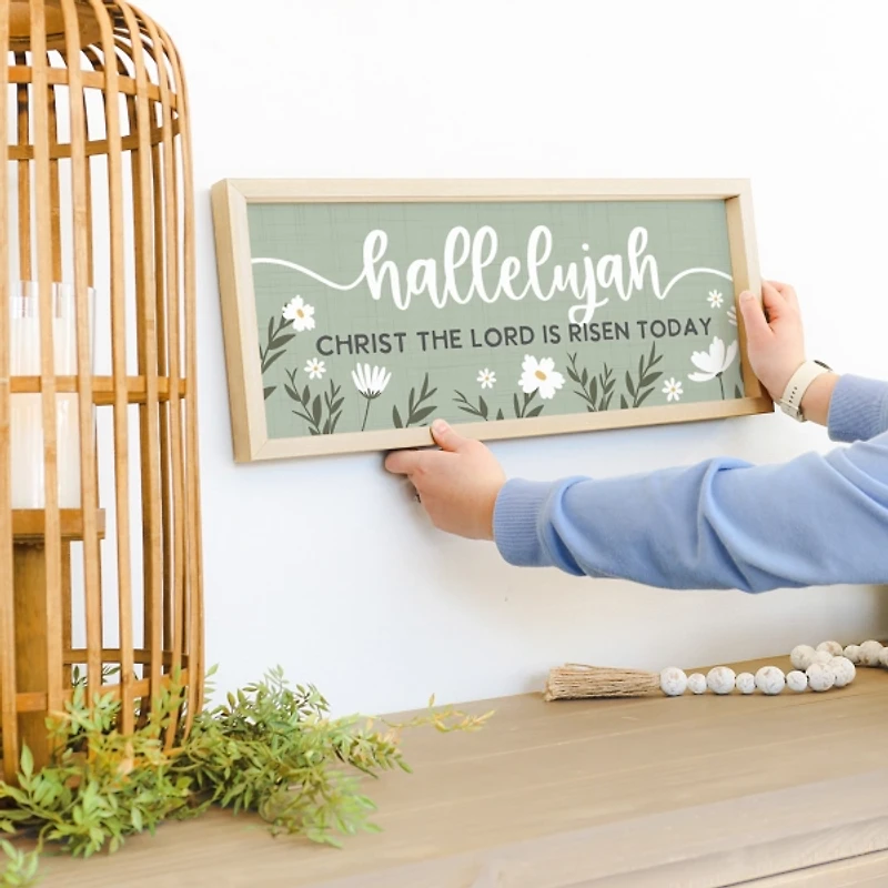 Green Hallelujah Framed Art Print