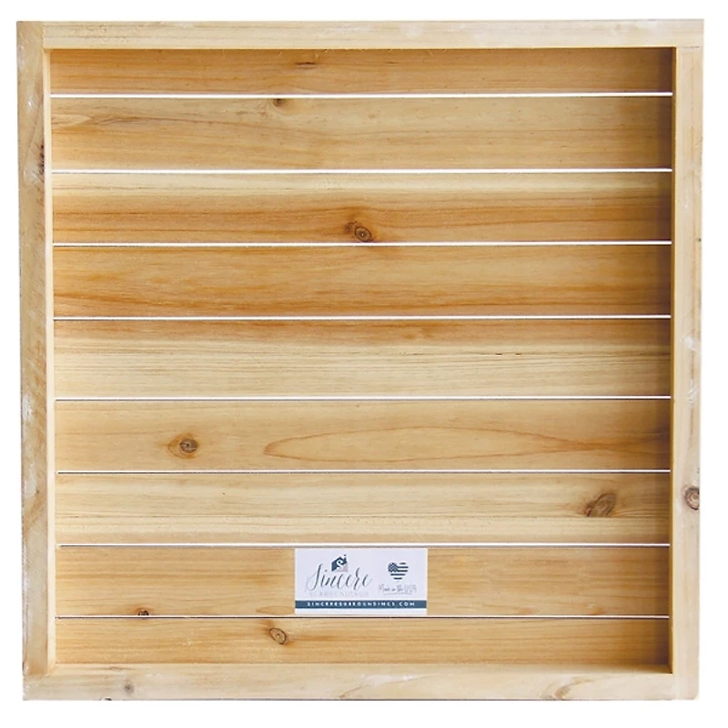 He is Risen Tulips Wood Pallet Art Print