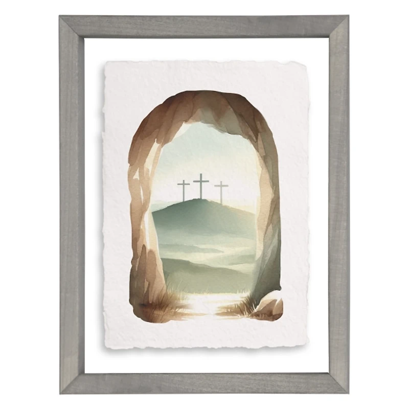 Easter Crosses Framed Art Print