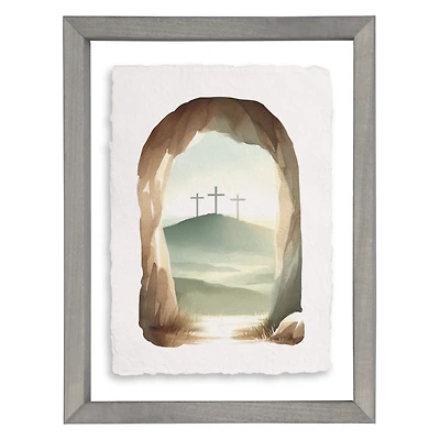 Easter Crosses Framed Art Print