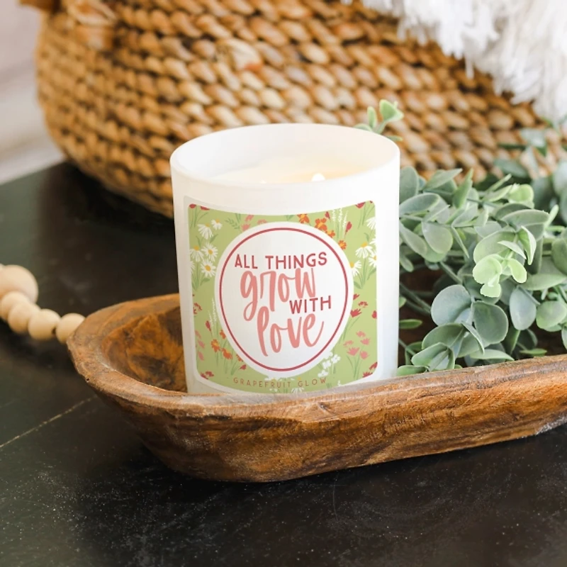 Grow with Love Grapefruit Glow 2-Wick Jar Candle