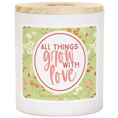 Grow with Love Grapefruit Glow 2-Wick Jar Candle