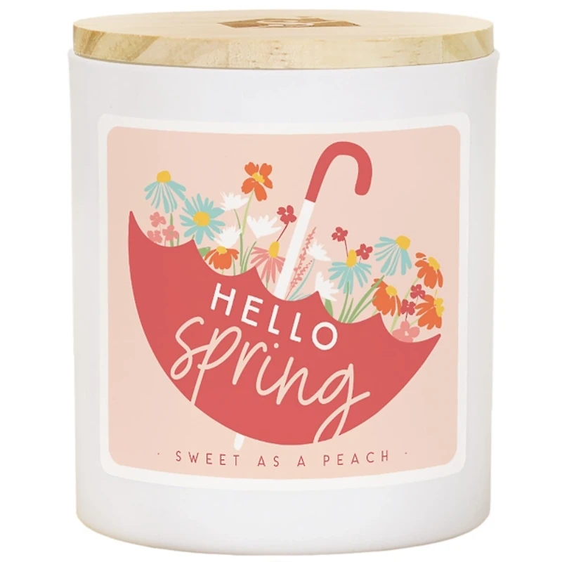 Hello Spring Sweet Peach 2-Wick Jar Candle