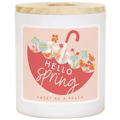 Hello Spring Sweet Peach 2-Wick Jar Candle