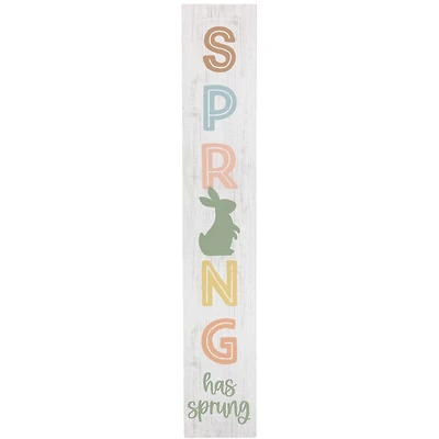 Spring Has Sprung Rabbit Porch Board