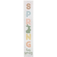 Spring Has Sprung Rabbit Porch Board