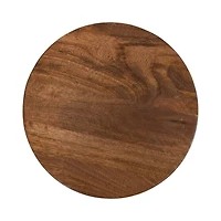 Olivia Walnut Brown Accent Table
