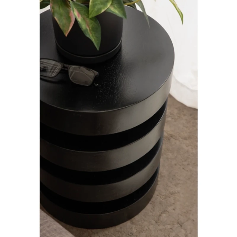 Olivia Black Accent Table