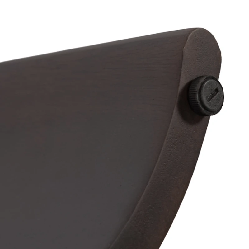 Dark Brown Round Ellie Accent Table