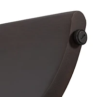 Dark Brown Round Ellie Accent Table