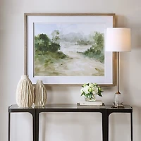 Verdant Path Framed Art Print