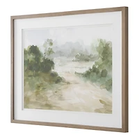 Verdant Path Framed Art Print