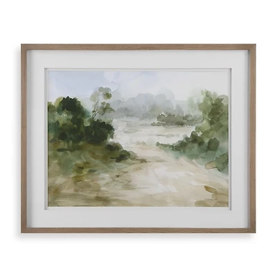 Verdant Path Framed Art Print